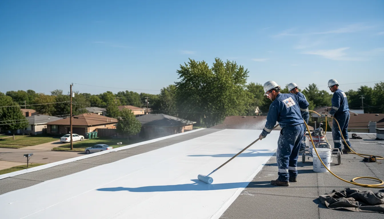 Commercial roof coating in Aspermont, TX near me